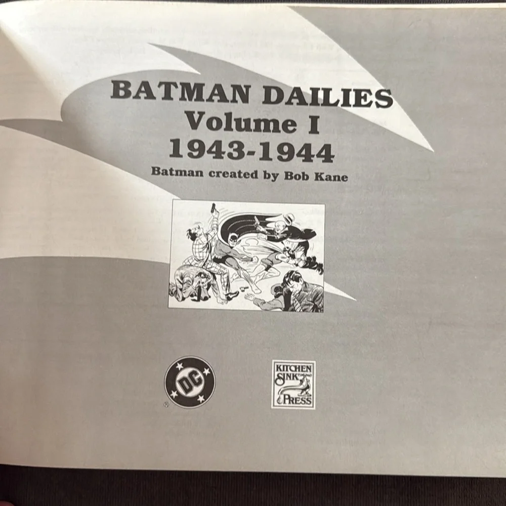 Batman the Dailies 1943-1946 DC Book